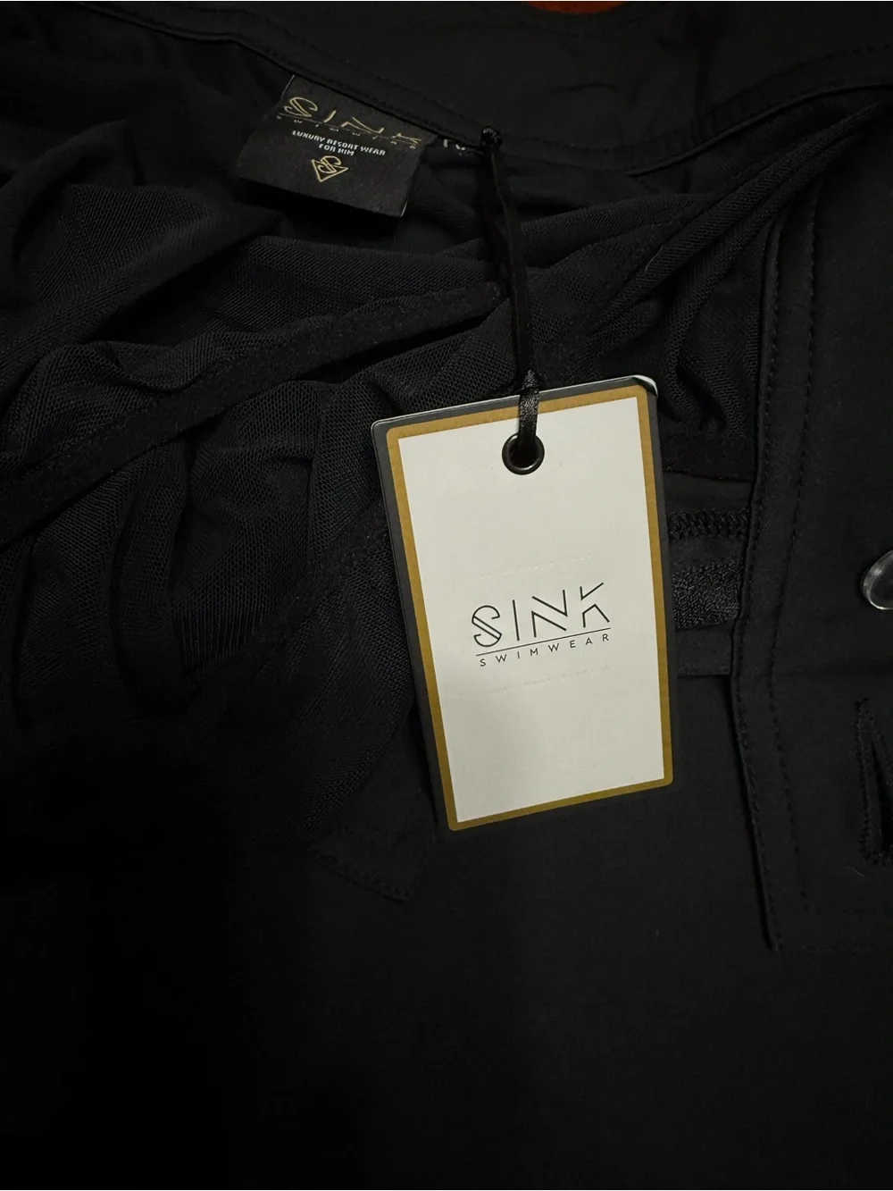 NWT Pinnacle Tailored Black Swim Shorts - Picture 12 of 16